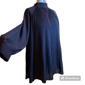 Fab’rik Black Cocktail Dress “Little Black Dress” Full Baby Doll Style Medium